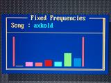 Fixed Frequencies spectrum analysis feature