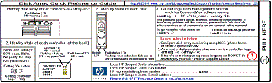 Virtual Array reference card